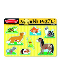 Melissa and Doug Pets Sound Puzzle - 8pc