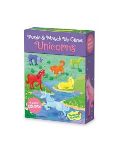 Match Up Game & Puzzle - Unicorn