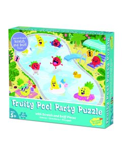Peaceable Kingdom 70+ pc Scratch & Sniff Puzzle - Fruity Pool Party