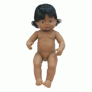 Miniland Latin American Girl, 38 cm Naked