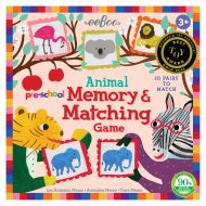 eeBoo Pre-School Animal Memory & Matching Game