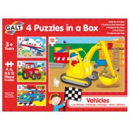 Galt - Four Puzzles In A Box - Vehicles