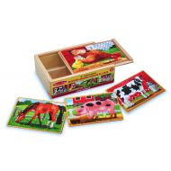 Melissa and Doug Farm Puzzles In A Box