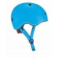 Globber Helmet w/Flashing Light - Sky Blue 46-51cm