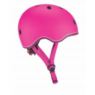 Globber Helmet w/Flashing Light - Pink 46-51cm
