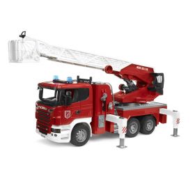 Bruder Scania R-Series Fire Engine w/ Ladder and Water Pump