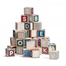 Micki Senses - Wooden Letters and Numbers Building Blocks