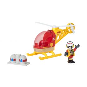 BRIO Vehicle - Firefighter Helicopter- 3 pieces