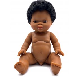 Paola Reina Gordis African Doll With Short Hair Boy 34 Cm-Aren