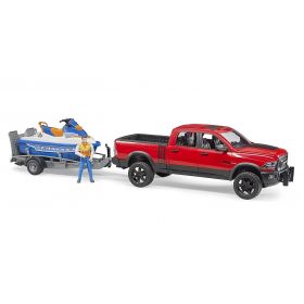 Bruder - RAM 2500 Power Wagon with Trailer and Watercraft 02503