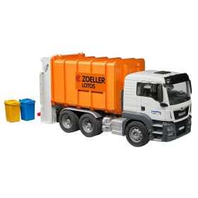 Bruder Orange MAN TGS Rear Loading Garbage Truck