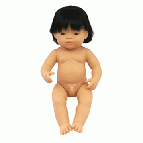 Miniland Asian Boy, 38 cm Naked