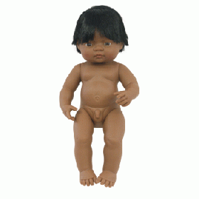 Miniland Latin American Boy, 38 cm Naked