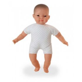 Miniland Doll Soft Bodied Doll with articulated head, Asian, 40 cm