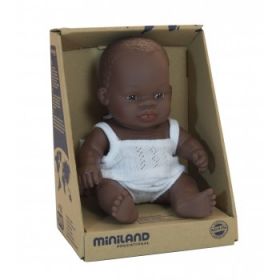 Miniland Doll African Girl 21 cm