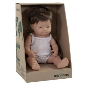 Miniland Caucasian Down Syndrome Boy, 38 cm