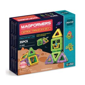 Magformers Space Traveller Set - 35 Pieces