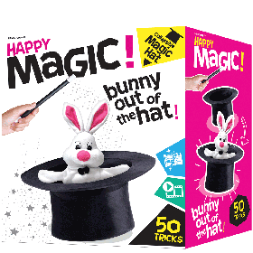 Happy Magic Hat Beginners Tricks Set - 50 Magic Tricks