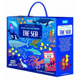 The Sea Puzzle with 205 Pieces and Book Set