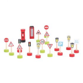 Signs Pack for Train Set & Vehicle Play
