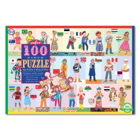 eeBoo 100 PC Puzzle - Children of World