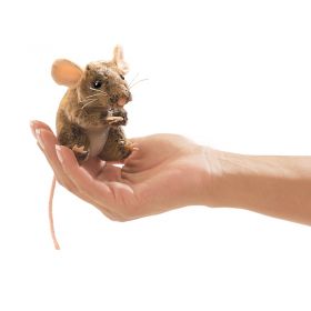 Pack of 4 Mini Field Mouse Finger Puppets