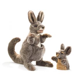 Kangaroo with Joey Puppet
