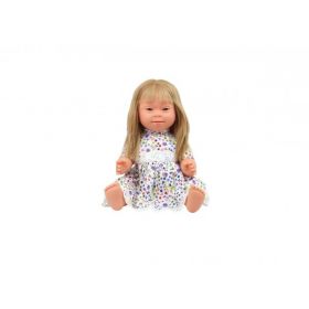 Paola Reina Doll with Down Syndrome Features - Girl with Blonde Hair 40CM