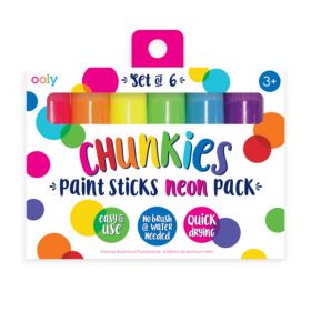 Ooly Chunkie Paint Stick Neon set of 6