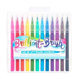 Ooly Markers Brilliant Brush Markers set of 24