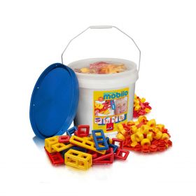 Mobilo Construction Toy - Large Bucket 234 Pcs