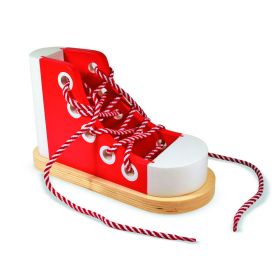 Melissa and Doug Wooden Lacing Sneaker
