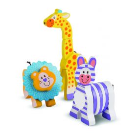 Melissa and Doug - First Play - Safari Grasping Toys