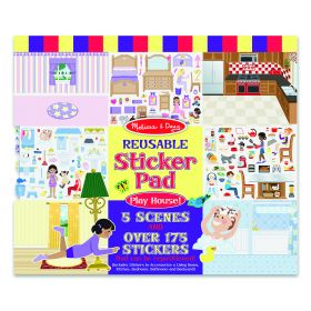 Melissa and Doug Reusable Sticker Pad - Play House