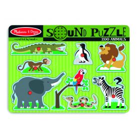 Melissa and Doug Zoo Animals Sound Puzzle – 8pc