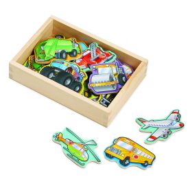 Melissa and Doug Magnetic Wooden Vehicles