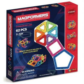 Genuine MAGFORMERS - Magnetic Construction Set 62 Pcs