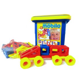 Mobilo Construction Toy - Standard Bucket 104 Pcs