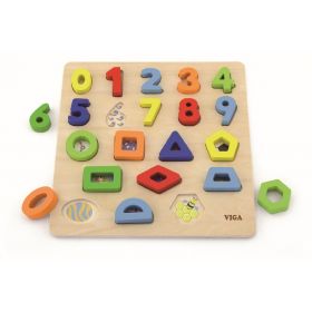 Number, Block And Shape Puzzle