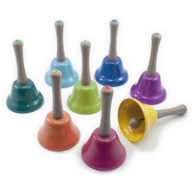 Rainbow Musical Hand Bells - 8 Piece Set