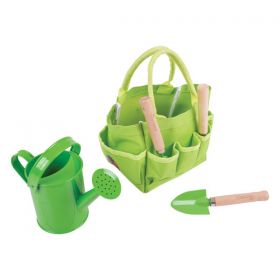 Small Garden Child's Tote Bag with Watering Can & Tools