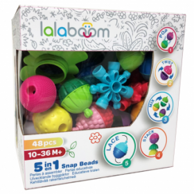 Lalaboom 48 piece snap beads