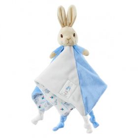 Peter Rabbit Comfort Blanket - White Blue