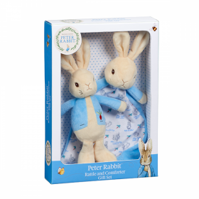 Peter Rabbit Rattle & Comfort Blanket Gift Set