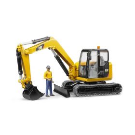 Bruder Caterpillar Mini Excavator with Worker