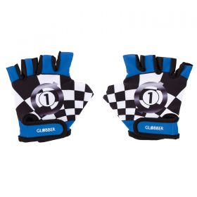 Globber Gloves - Navy Blue Racing