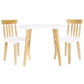 Honeybake Spindle Table and 2 Chairs