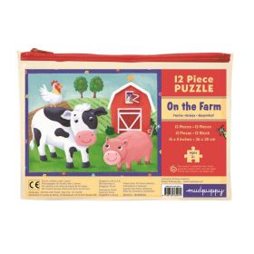 Mudpuppy 12 Piece Puzzle - On the Farm