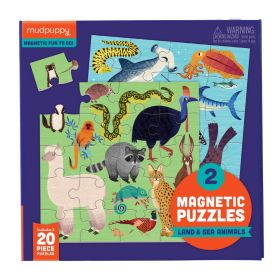 Magnetic Puzzle - Land and Sea 20 Pieces