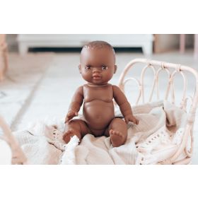 Paola Reina Gordis African Girl Doll without Hair 34cm - TRINA